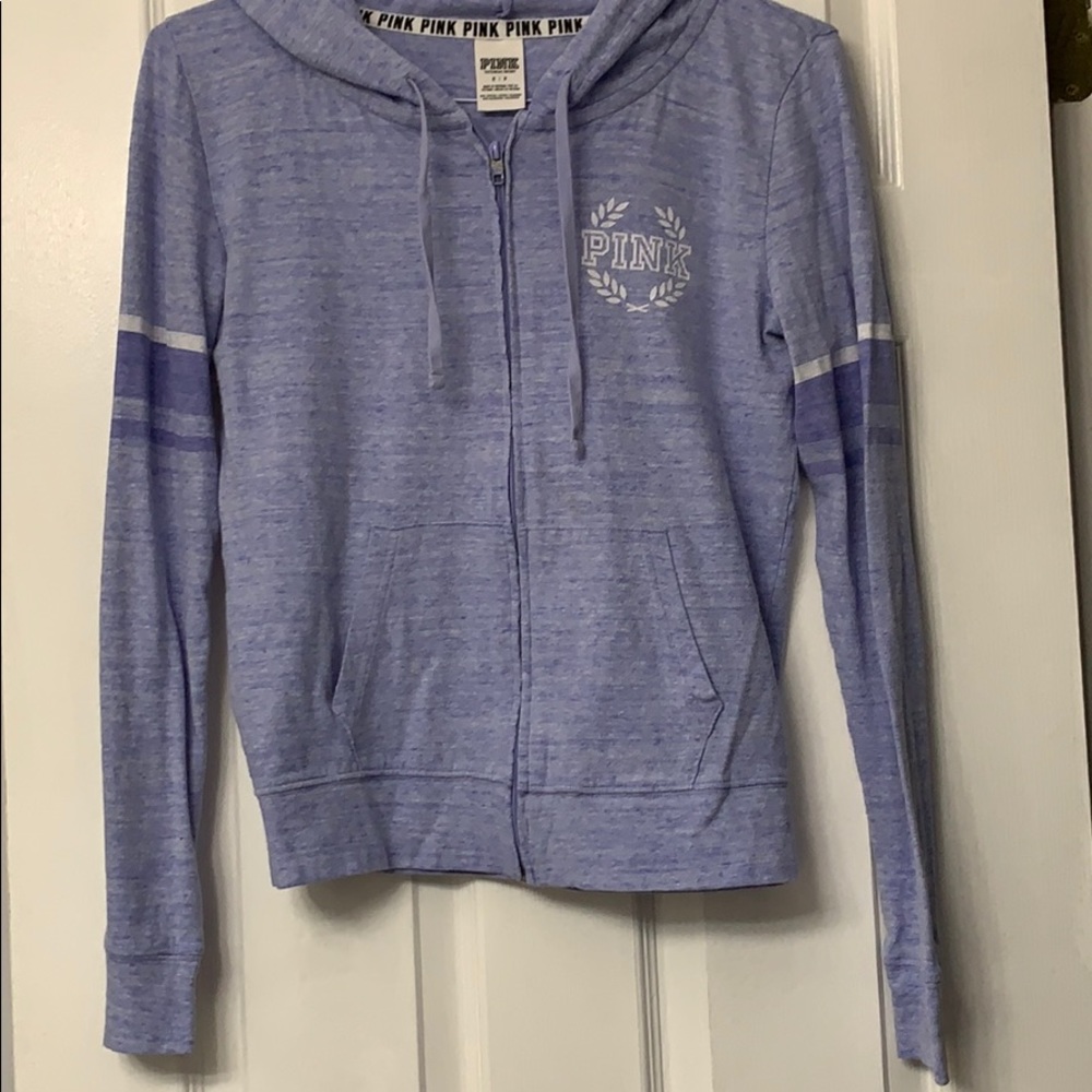 Pink S zip up hoodie